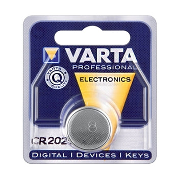 Varta Electronics 6025 CR2025 165mAh 3V Lithium Primary (LiMnO2) Coin Cell Battery - 1 Piece Retail Card