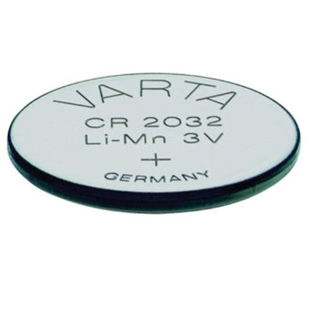 Varta Electronics 6032 CR2032 230mAh 3V Lithium Primary (LiMnO2) Coin Cell Battery for Cameras/MP3 Players - 1 Piece Retail Card