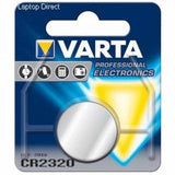 Varta Electronics 6320 CR2320 230mAh 3V Lithium Primary (LiMnO2) Coin Cell Battery - 1 Piece Retail Card