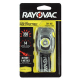 Rayovac Workhorse Pro 3AAA LED Virtually Indestructible DIYHPHL3-BC High-Powered Headlamp - 350 Lumens - Includes 3 x AAAs