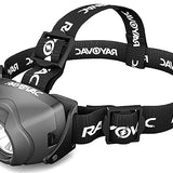 Rayovac Workhorse Pro 3AAA LED Virtually Indestructible DIYHPHL3-BC High-Powered Headlamp - 350 Lumens - Includes 3 x AAAs