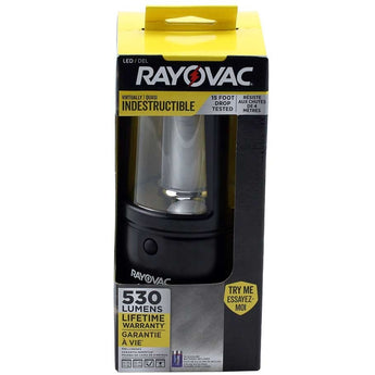 Rayovac Virtually Indestructible LED Lantern - 600 Lumens - Includes 3 x D Alkaline Batteries - DIYLN3D-BXB