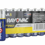 Rayovac Ultra Pro AL-AA 1.5V Alkaline Button Top Batteries - 8 Pack Shrink Wrap