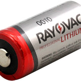 Rayovac RLCR123A CR123A 1400mAh 3V Lithium Primary (LiMnO2) Button Top Photo Battery - Bulk