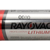 Rayovac RLCR123A CR123A 1400mAh 3V Lithium Primary (LiMnO2) Button Top Photo Battery - Bulk