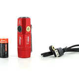 Fitorch ER20 Rechargeable LED Flashlight - CREE XPL - 1000 Lumens - Includes 1 x 16340 - Available in Black, Red, Orange, and Blue