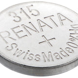 Renata 315 MPS 19mAh 1.55V Silver Oxide Coin Cell Battery - 1 Piece Tear Strip, Sold Individually