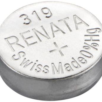 Renata 319 MPS 21mAh 1.55V Silver Oxide Coin Cell Battery - 1 Piece Tear Strip, Sold Individually