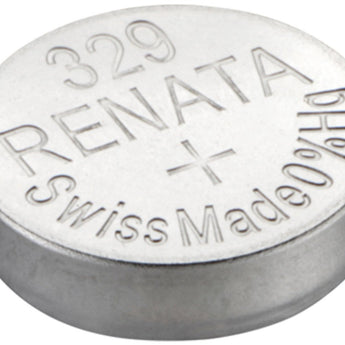 Renata 329 MPS 37mAh 1.55V Silver Oxide Coin Cell Battery - 1 Piece Tear Strip, Sold Individually