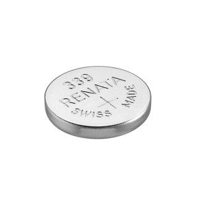 Renata 339 MP 11mAh 1.55V Silver Oxide Coin Cell Battery - 1 Piece Tear Strip, Sold Individually