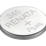 Renata 346 MPS 9.5mAh 1.55V Silver Oxide Coin Cell Battery - 1 Piece Tear Strip, Sold Individually