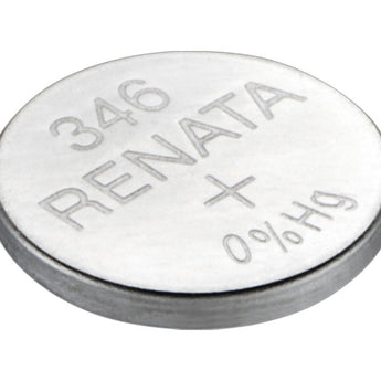 Renata 346 MPS 9.5mAh 1.55V Silver Oxide Coin Cell Battery - 1 Piece Tear Strip, Sold Individually