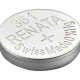 Renata 361 MPS 24mAh 1.55V Silver Oxide Coin Cell Battery - 1 Piece Tear Strip, Sold Individually