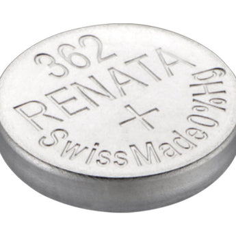 Renata 362 MPS 23mAh 1.55V Silver Oxide Coin Cell Battery - 1 Piece Tear Strip, Sold Individually