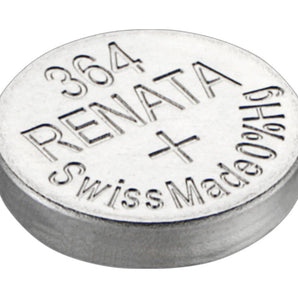 Renata 364 MPS 19mAh 1.55V Silver Oxide Coin Cell Battery - 1 Piece Tear Strip, Sold Individually