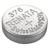 Renata 376 MPS 27mAh 1.55V Silver Oxide Coin Cell Battery - 1 Piece Tear Strip, Sold Individually