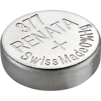 Renata 377 MPS 24mAh 1.55V Silver Oxide Coin Cell Battery - 1 Piece Tear Strip, Sold Individually