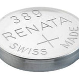 Renata 389 MP 80mAh 1.55V Silver Oxide Coin Cell Battery - 1 Piece Tear Strip, Sold Individually