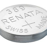 Renata 389 MP 80mAh 1.55V Silver Oxide Coin Cell Battery - 1 Piece Tear Strip, Sold Individually