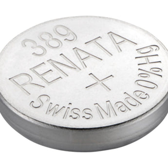 Renata 389 MPS 80mAh 1.55V Silver Oxide Coin Cell Battery - 1 Piece Tear Strip, Sold Individually