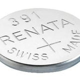 Renata 391 MP 50mAh 1.55V Silver Oxide Coin Cell Battery - 1 Piece Tear Strip, Sold Individually