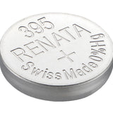 Renata 395 MPS 55mAh 1.55V Silver Oxide Coin Cell Battery - 1 Piece Tear Strip, Sold Individually