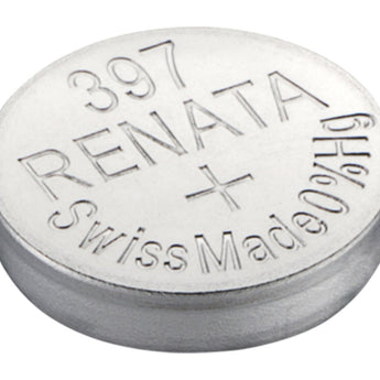 Renata 397 MPS 32mAh 1.55V Silver Oxide Coin Cell Battery - 1 Piece Tear Strip, Sold Individually