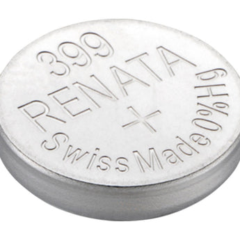 Renata 399 MPS 53mAh 1.55V Silver Oxide Coin Cell Battery - 1 Piece Tear Strip, Sold Individually