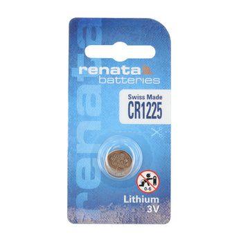 Renata CR1225-CU 48mAh 3V Lithium Primary (LiMNO2) Coin Cell Battery - 1 Piece Retail Card