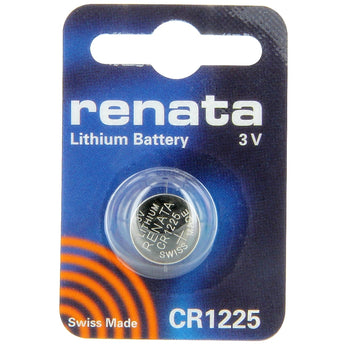Renata CR1225-CU 48mAh 3V Lithium Primary (LiMNO2) Coin Cell Battery - 1 Piece Retail Card