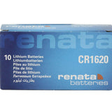 Renata CR1620-CU 68mAh 3V Lithium Primary (LiMNO2) Coin Cell Battery - 1 Piece Small Retail Card