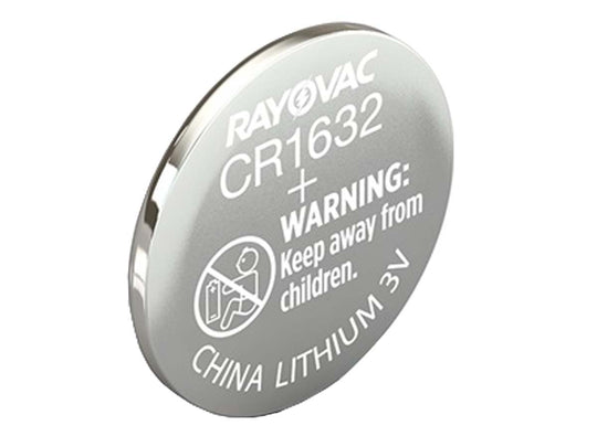 Rayovac CR1632 Side Angled View