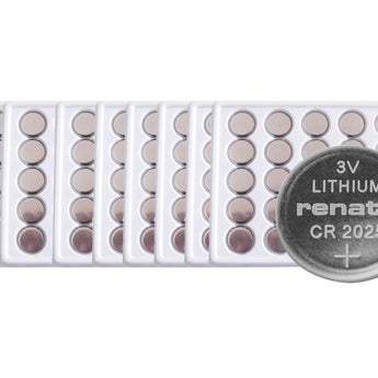 Renata CR2025 Bare Coin Cell Battery Lithium Li-MnO2 3V - Tray of 200