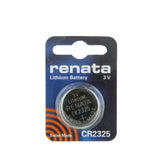 Renata CR2325-CU 190mAh 3V Lithium Primary (LiMNO2) Coin Cell Battery - 1 Piece Small Retail Card