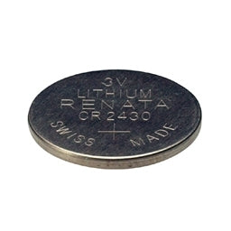 Renata CR2430 285mAh 3V Lithium (LiMNO2) Coin Cell Battery - 1 Piece Small Retail Card