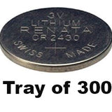 Renata CR2430 Bare Coin Cell Battery Lithium Li-MnO2 3V - Tray of 200