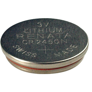 Renata CR2450N-SC 540mAh 3V Lithium Primary (LiMNO2) Coin Cell Battery - 1 Piece Retail Card