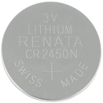 Renata CR2450N-SC 540mAh 3V Lithium Primary (LiMNO2) Coin Cell Battery - 1 Piece Retail Card