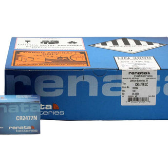 Renata CR2477-SC 950mAh 3V Lithium Primary (LiMNO2) Coin Cell Battery - 1 Piece Retail Card, Sold Individually