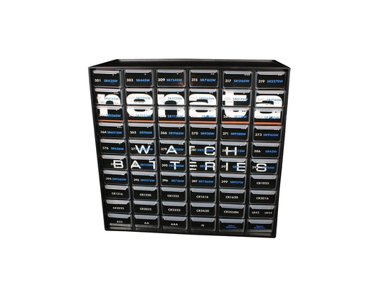 Renata Watch Battery Organizer Cabinet - 60 Drawers