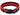 Rescueband Survival Bracelet - Holds Up To 550lbs - Red Outside with Black Inside - 9 Inch Diameter