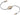 ReTrak Retractable iPhone 5/iPad Lightning Charge and Sync Cable - Gold