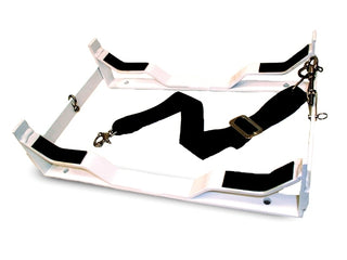 Revere Aluminum Cradle for Offshore Elite 4 Person Liferafter Container Pack - White Powder Coated Finish with Hydro Release (45-OE4CRAD)