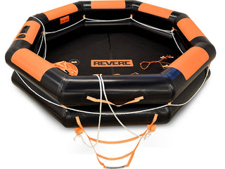 Revere IBA Liferaft - 8 Person - Low-Profile Fiberglass Container with Cradle