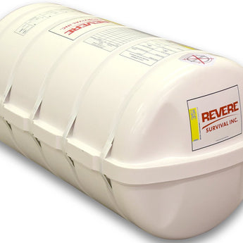 Revere IBA Liferaft - 6 Person - Low-Profile Fiberglass Container with Cradle
