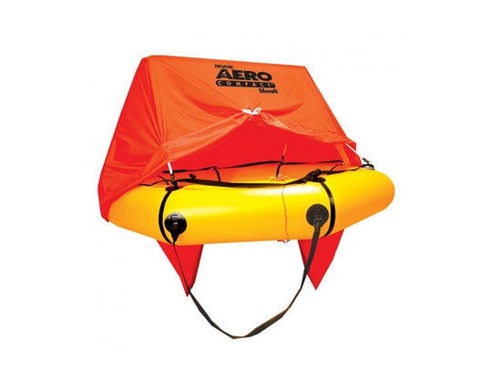Revere 2 person Aero Compact Liferaft, With Canopy