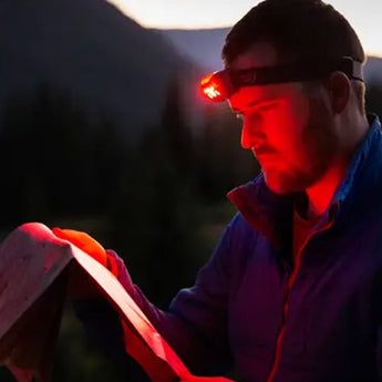 Nite Ize Radiant RH2 PowerSwitch Rechargeable Headlamp - 700 Lumens - Includes Li-ion Battery Pack - Black and Grey or Blue and Grey