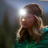 Nite Ize Radiant RH2 PowerSwitch Rechargeable Headlamp - 700 Lumens - Includes Li-ion Battery Pack - Black and Grey or Blue and Grey