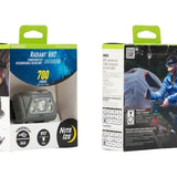 Nite Ize Radiant RH2 PowerSwitch Rechargeable Headlamp - 700 Lumens - Includes Li-ion Battery Pack - Black and Grey or Blue and Grey