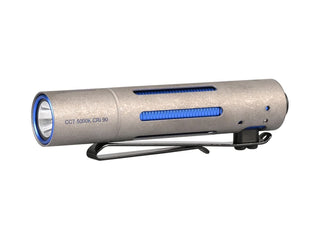 Acebeam Rider RX Ti 2.0 EDC LED Flashlight - 700 Lumens - NICHIA 519A V1 - Includes 1 x USB-C Rechargeable 14500 - Titanium - Silver or Special Edition Design